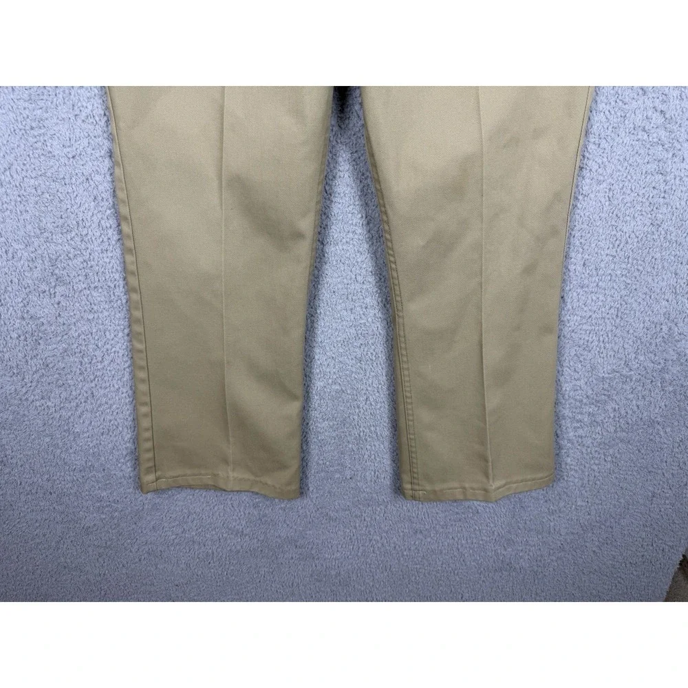 VTG Levi's Sta-Prest Bootcut 517 Pants Men's Actual‎ Size 33x26 Khaki Beige USA